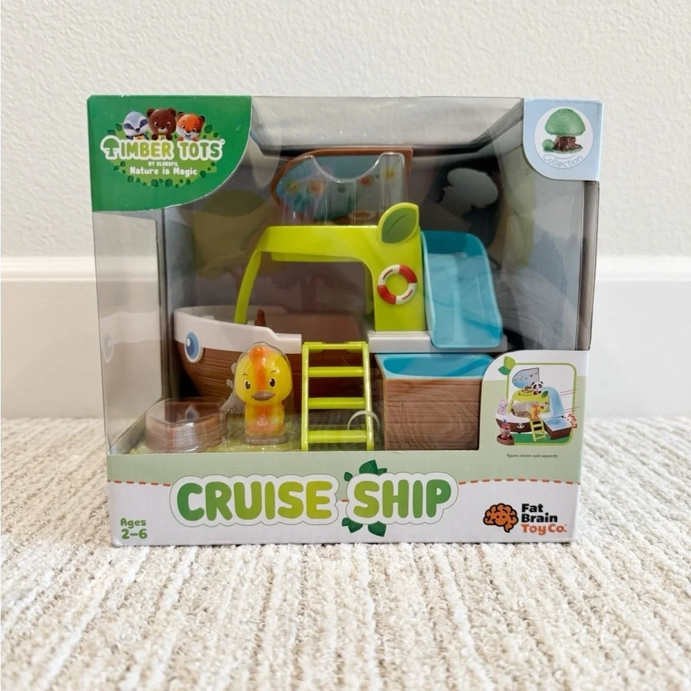 Timber Tots Cruise Ship Playset – Fat Brain Toy Co New in Box